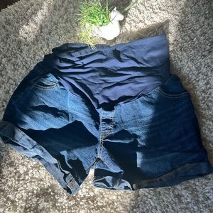 Time and tru maternity shoots denim, jean dark blue booty sexy short sho…